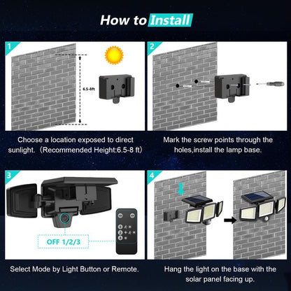 Keep Your Home Safe with Ultra-Bright Solar Motion Lights
